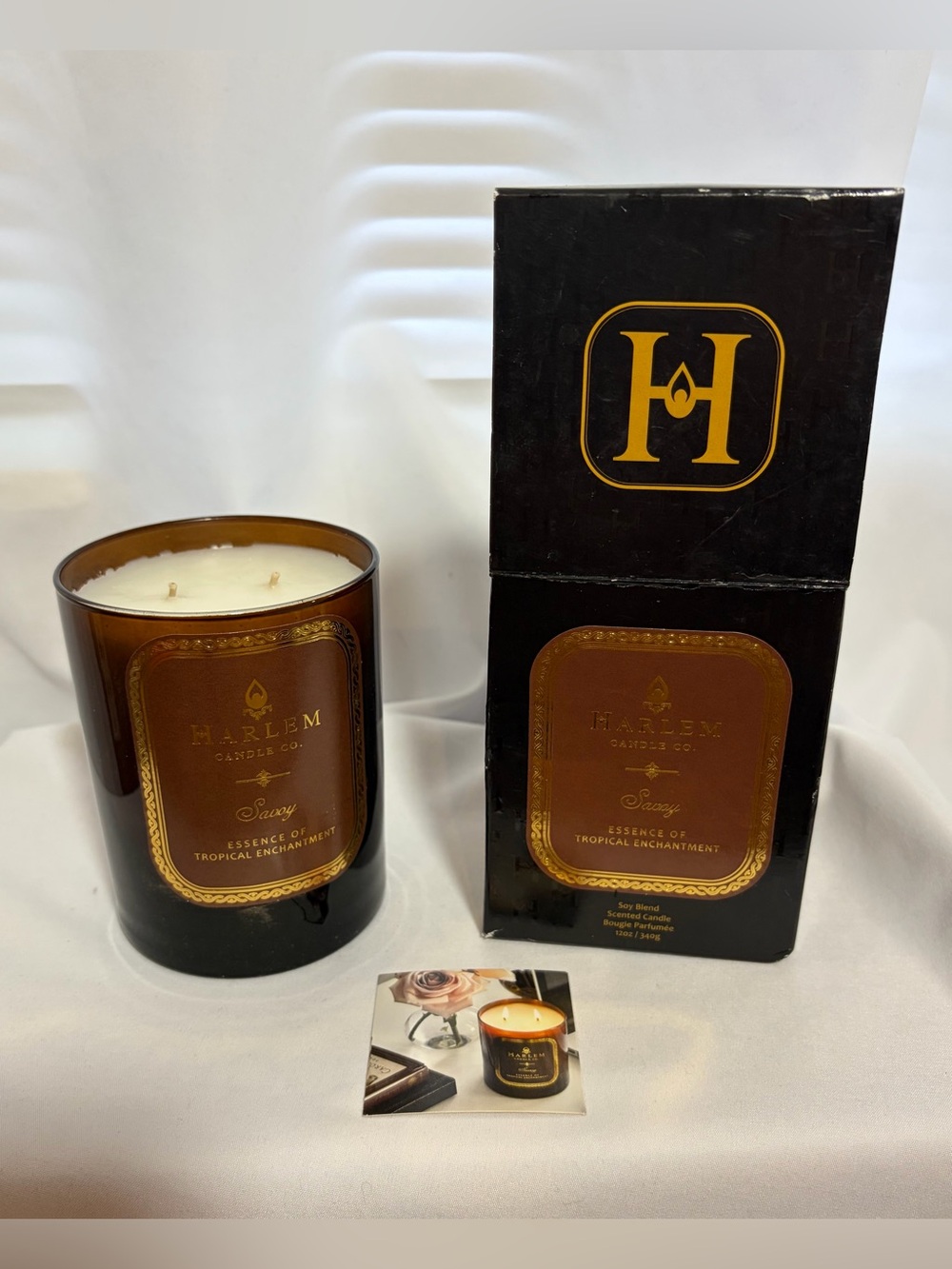 HARLEM Candle Co. Savoy Essence of Tropical Enchantment Luxury Candle